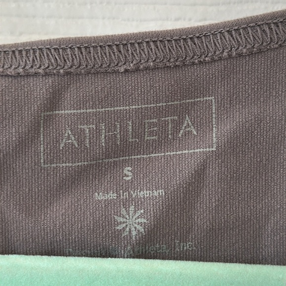 Athleta switchback racer tank, gray, size small - Picture 2 of 6